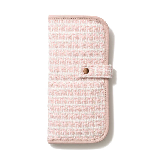 Tweed Makeup Brush Set Pink