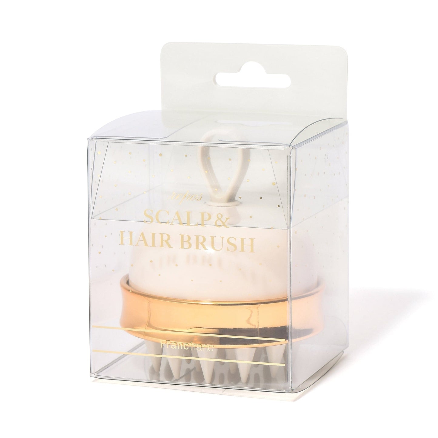 Repos Scalp & Hair Brush White