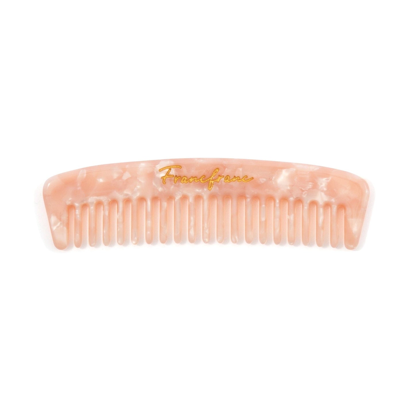 Compact Comb With Pouch S Pink