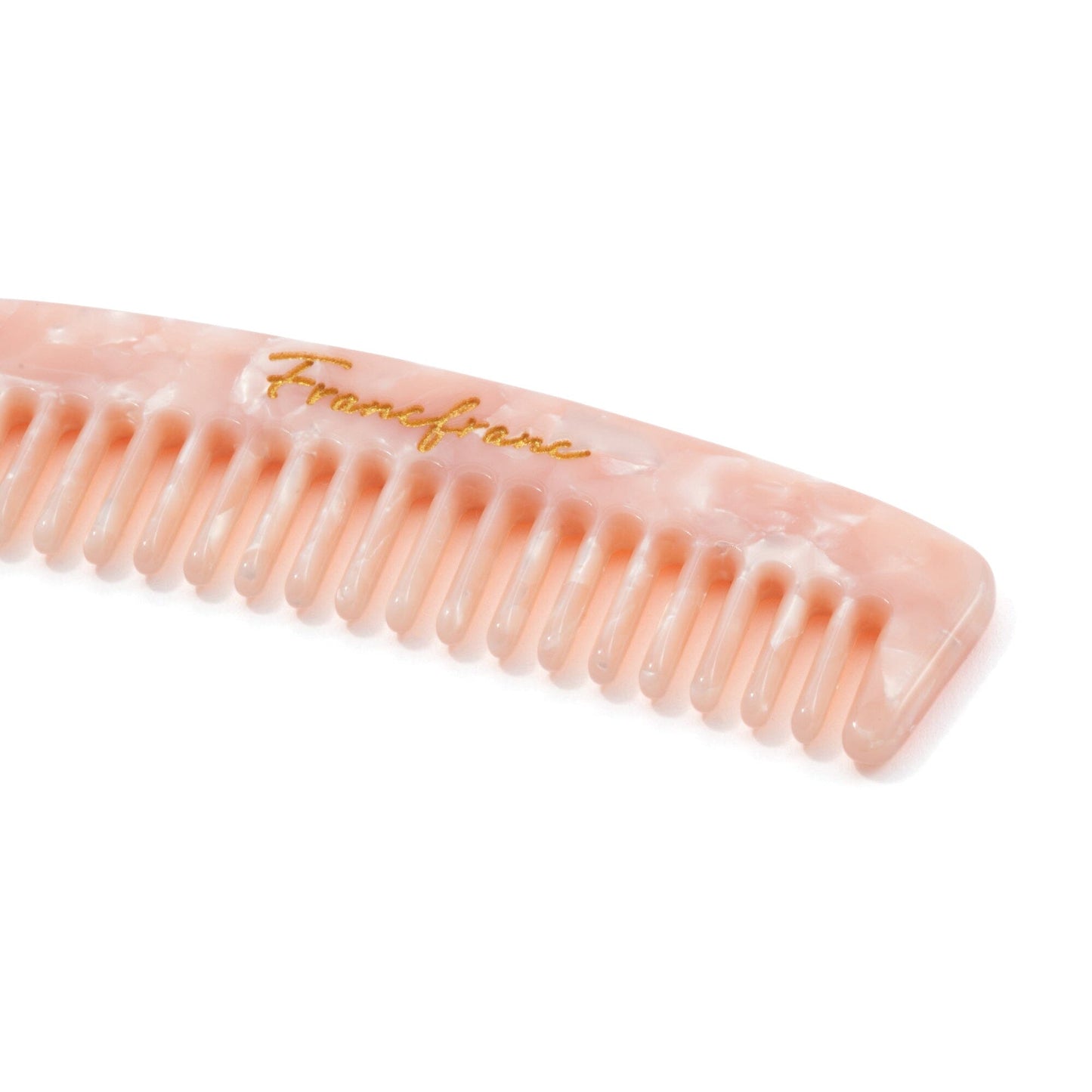 Compact Comb With Pouch S Pink