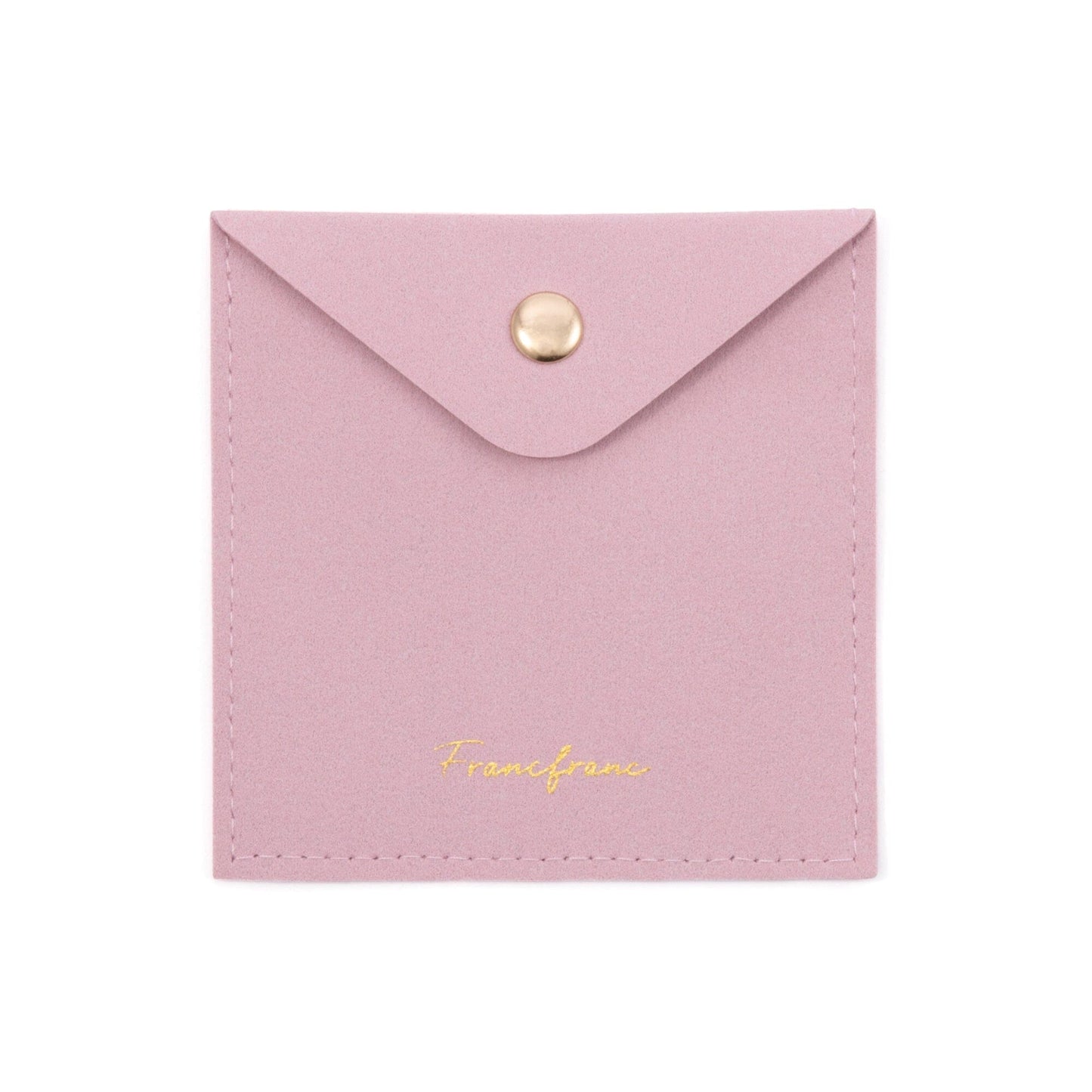 Compact Mirror With Pouch  Light Green