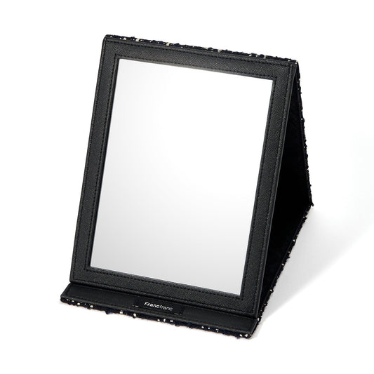 Tweed Foldable Mirror L Black